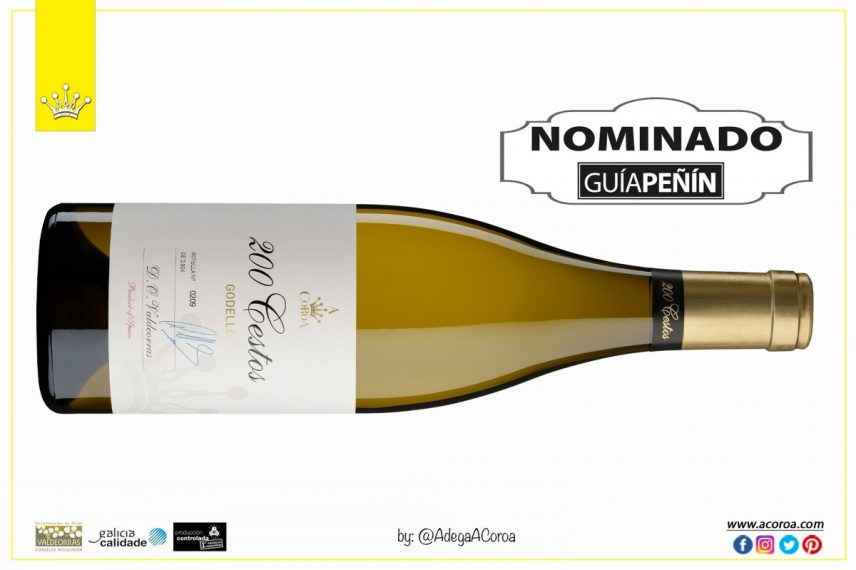 The Godello A Coroa nominated wine revelation of the year by Guía Peñín.