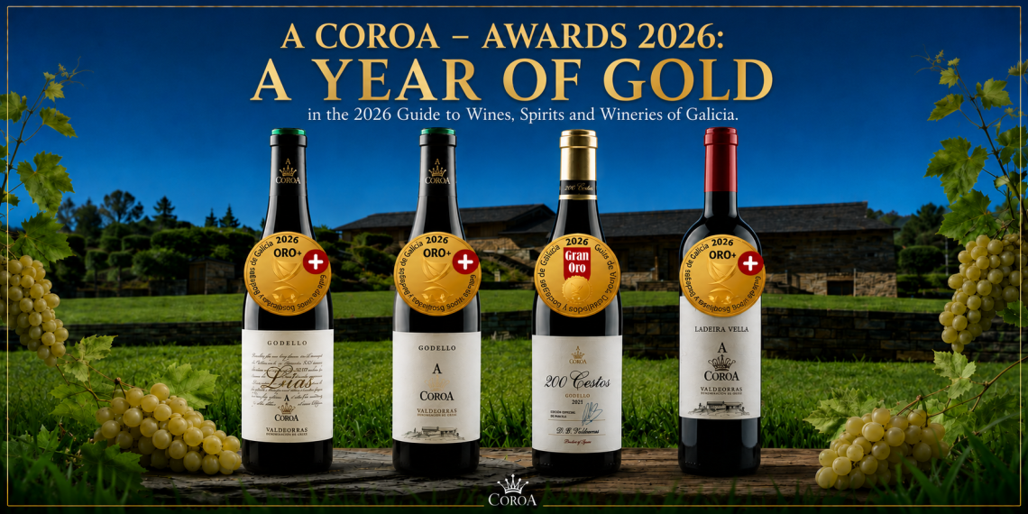 A Coroa Wines Shine with Gold Medals in the 2026 Guide to Wines, Spirits and Wineries of Galicia
