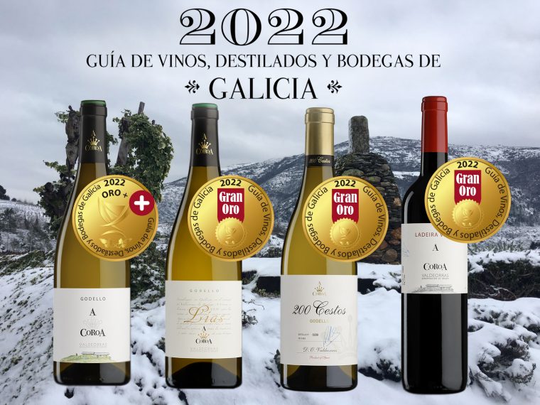 Más que oros para los vinos A Coroa en «la Guía de Vinos, Bodegas y Destilados de Galicia 2022»